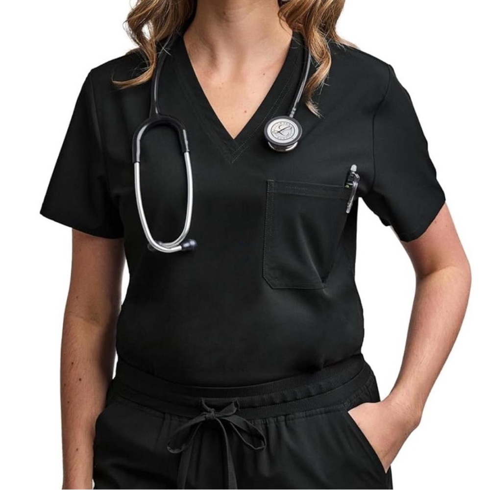Black Scrub Set